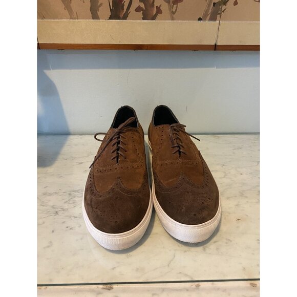 Grenson Brown Suede Oxfords - Picture 2 of 5